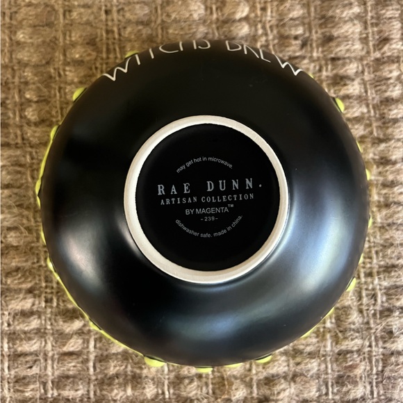 NEW 2 WITCH’S BREW Rae Dunn Black with Green Slime Halloween Bowl - Picture 8 of 8